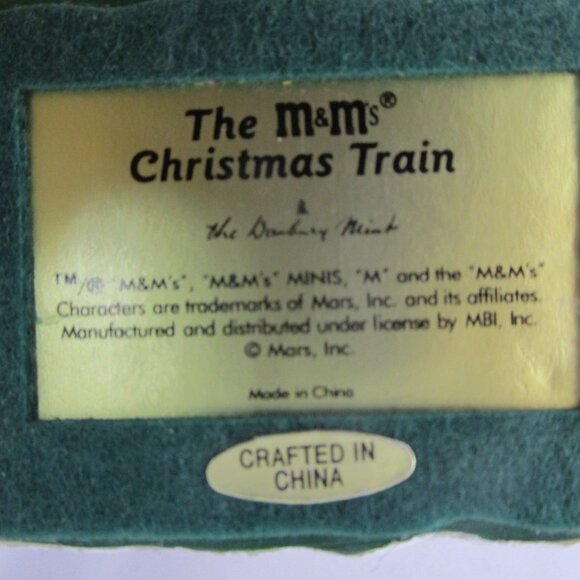 The M &M’s Christmas Train By The Danbury Mint Replacement Locomotive - See Pics - Picture 4 of 15